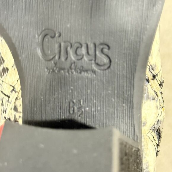 Sam Edelman Whistler Studded Snakeskin Pointed Double Zip Western Booties Sz 6.5 - Picture 10 of 11